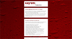 Desktop Screenshot of kayem.se